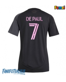 Inter Miami Rodrigo De Paul #7 Tricou Fotbal Replică 2025-26 Femei Deplasare
